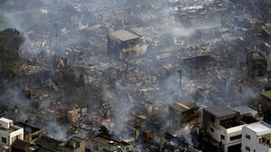 일본 오이타현 시가지서 대형 화재&hellip;170채 이상 불타