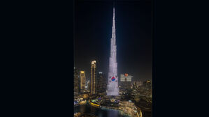 세계 최고 높이 '부르즈 칼리파'에 태극기&hellip;"UAE, 최고 수준 예우"