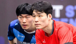 탁구 장우진-박규현, WTT 복식 8강서 임종훈-오준성과 맞대결