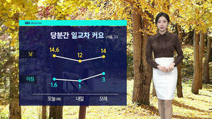 [날씨] 당분간 큰 일교차…동해안 건조주의보