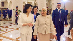 김혜경 여사, 이집트 대통령 부인과 오찬&hellip;"K푸드 대접했으면"