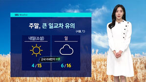 [날씨] 눈 없는 절기상 소설…낮 기온 15도 안팎 '온화'
