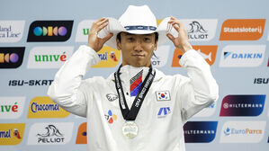 빙속 김준호, 월드컵 2차 대회 남자 500ｍ 1차레이스서 금메달