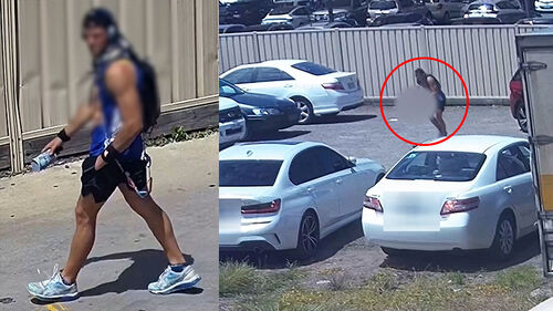 훔친 차 뒷좌석에 있던 아기를 '슥'…CCTV 포착