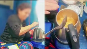 달리는 기차서 라면을?&hellip;비난 폭주한 영상