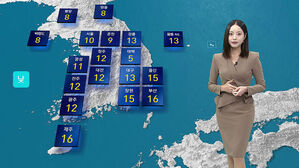 [날씨] 전국 대부분 눈&middot;비&hellip;돌풍&middot;천둥&middot;번개 유의