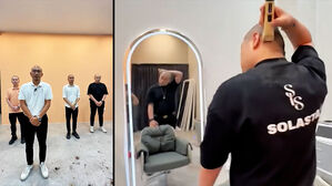 불만족 후기에 냅다 삭발&hellip;미용실 사과 영상 '깜짝'