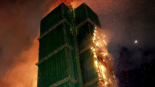 홍콩 화재 본격 수색 시작…"사망자 128명, 더 늘어날 수도"