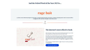 옥스퍼드대 출판부 선정 올해의 단어는 '분노 미끼'