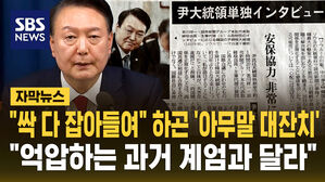 [자막뉴스] "싹 다 잡아들여" 하곤 '아무말 대잔치'&hellip;"억압하는 과거 계엄과 달라" 강변