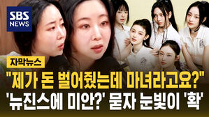 [자막뉴스] "제가 돈 벌어줬는데 마녀라고요?"…'뉴진스에 미안?' 묻자 눈빛이 '확'