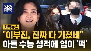 [자막뉴스] "경영대 가서 병원 사면 되지 뭐"…이부진 아들 '수능 점수' 화제