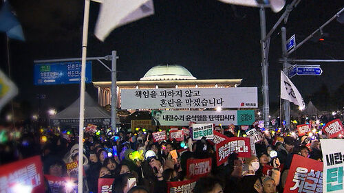 어둠 밝힌 응원봉…이들이 바라는 것