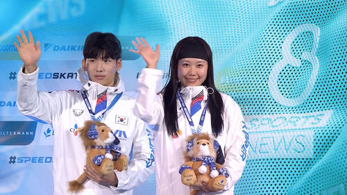 정재원·박지우, '막판 스퍼트'로 동반 메달