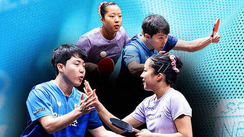 신유빈-임종훈, 왕중왕전 산뜻한 출발