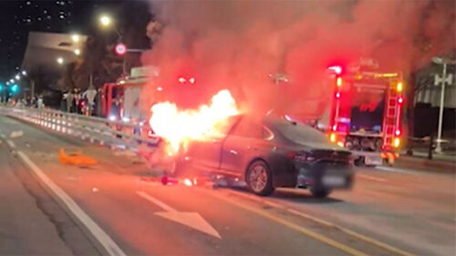 불길 휩싸인 채 중앙선에 뚝…연말 곳곳서 기승