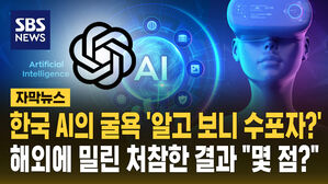 [자막뉴스] 한국 AI의 굴욕 '알고 보니 수포자?'&hellip;해외에 밀린 처참한 결과 "몇 점?"