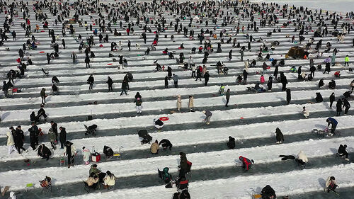 빙어축제 올해도 불발?…"얼 기미가 없다"