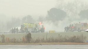 미 공항 착륙 과정에서 상용항공기 추락&hellip;"복수의 사망자"