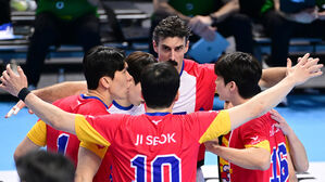 프로배구 남자부 선두 대한항공, 한국전력 꺾고 2연승