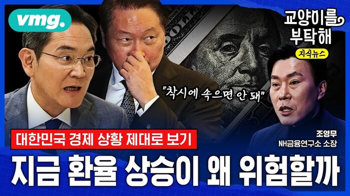 [교양이를 부탁해] "착시에 속으면 안 돼" 지금 환율 상승이 왜 진짜 위험할까...대한민국 경제 상황 제대로 보기 (ft.조영무 NH금융연구소장)