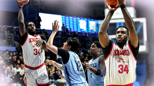 '워니 36점' SK, 소노에 대역전승