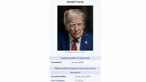 셀프임명?&hellip;트럼프 "베네수 임시대통령" 가상프로필 게시