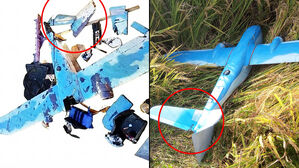 북한이 공개한 무인기, 여주 추락 무인기와 비교해 보니