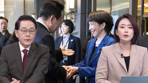 [한일정상회담] 다카이치식 '오모테나시(극진한 영접)'&hellip;화기애애한 영접 현장