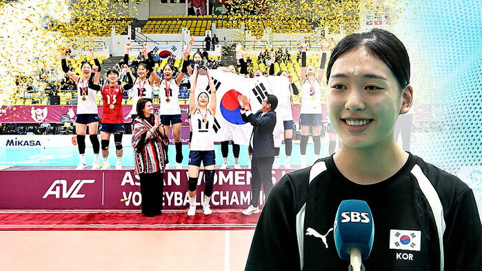 키도 실력도 '쑥쑥'&hellip;무섭게 크는 '리틀 김연경'