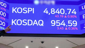 코스피 사상 첫 4,800 돌파 마감&hellip;꿈의 '5천 시대' 눈앞