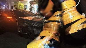 온몸 감고 눈도 테이프 칭칭&hellip;여성 불러낸 중국인 만행