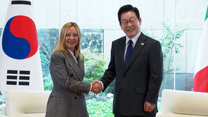 이 대통령, 잠시 뒤 이탈리아 멜로니 총리와 정상회담