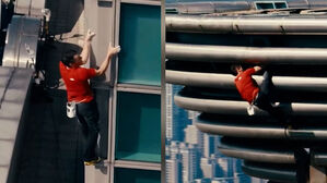 101층 건물 외벽을 90분간 맨몸으로&hellip;믿기 힘든 장면 