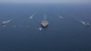 중동에 미국 항모 전단 집결&hellip;이란 "주권 옹위 준비 끝났다"