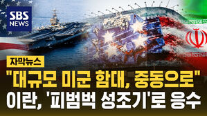 [자막뉴스] 포위망 좁히는 미국&hellip;이란, '피범벅 성조기'로 응수