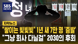 [자막뉴스] "쌓이는 빚빚빚" 1년 새 7만 명 '증발' "그냥 회사 다닐걸" 2030의 후회