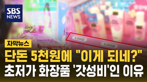 [자막뉴스] 단돈 5천원에 "이게 되네?"...초저가 화장품 '갓성비'인 이유