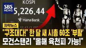 [자막뉴스] "구조대다!" 한 달 새 시총 60조 '부활' 모건스탠리 "올해 육천피 가능!"