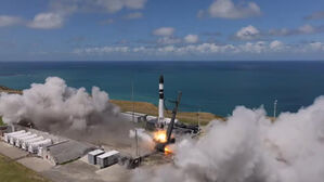 초소형 군집위성 검증기 탑재 우주발사체 '일렉트론' 발사