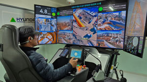 현대건설, 국내 최초 '원격 제어 타워크레인' 현장 도입