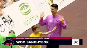 높이뛰기 우상혁, 시즌 첫 국제대회서 4위