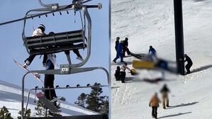 스키장 리프트 탄 뒤 '대롱대롱'&hellip;버티던 12살 소녀 결국