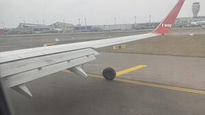 타이완 공항서 제주발 티웨이 여객기 바퀴 빠져&hellip;인명 피해 없어