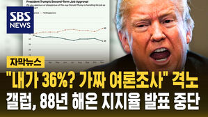 [자막뉴스] "내가 36%? 가짜 여론조사!" 격노&hellip;갤럽, 88년 해온 지지율 발표 중단