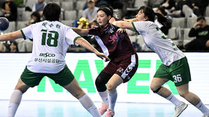 핸드볼 부산시설공단, 4골 몰아치며 극적인 무승부