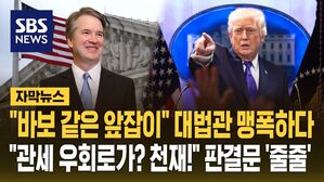 [자막뉴스] "바보 같은 앞잡이" 대법관 맹폭하다&hellip;"관세 우회로가? 천재!" 판결문 '줄줄'