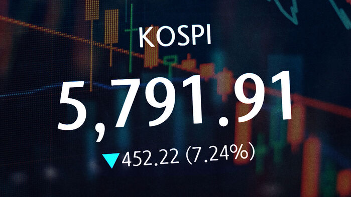 코스피 5,800도 무너졌다&hellip;20만전자&middot;100만닉스 붕괴