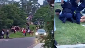 생일 파티에 기동대&hellip;"헬기까지" 포착된 소동