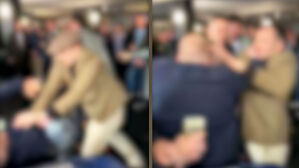 우르르 뒤엉킨 남성들&hellip;영상에 담긴 '집단 난투극'